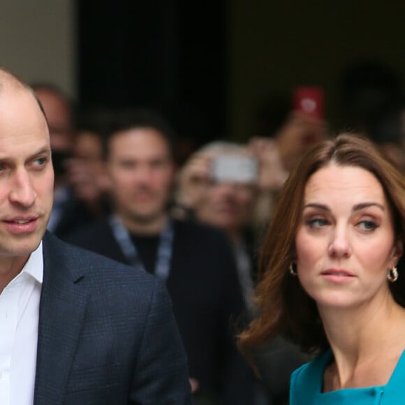 La duchesse Catherine de Cambridge et le prince William étaient en visite au siège de la BBC à Londres le 15 novembre 2018 dans le cadre de la Semaine anti-harcèlement en Grande-Bretagne.