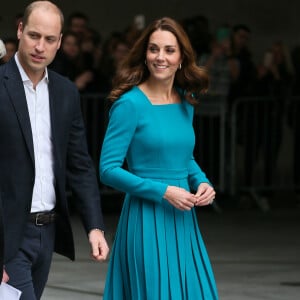 La duchesse Catherine de Cambridge et le prince William étaient en visite au siège de la BBC à Londres le 15 novembre 2018 dans le cadre de la Semaine anti-harcèlement en Grande-Bretagne.