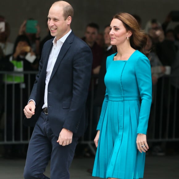 La duchesse Catherine de Cambridge et le prince William étaient en visite au siège de la BBC à Londres le 15 novembre 2018 dans le cadre de la Semaine anti-harcèlement en Grande-Bretagne.