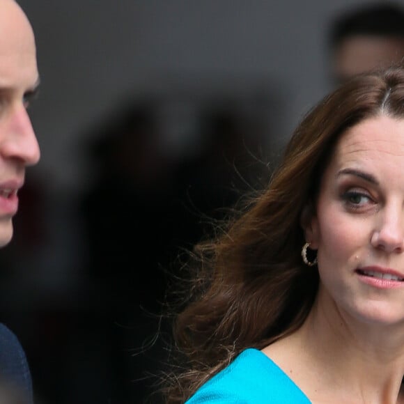 La duchesse Catherine de Cambridge et le prince William étaient en visite au siège de la BBC à Londres le 15 novembre 2018 dans le cadre de la Semaine anti-harcèlement en Grande-Bretagne.