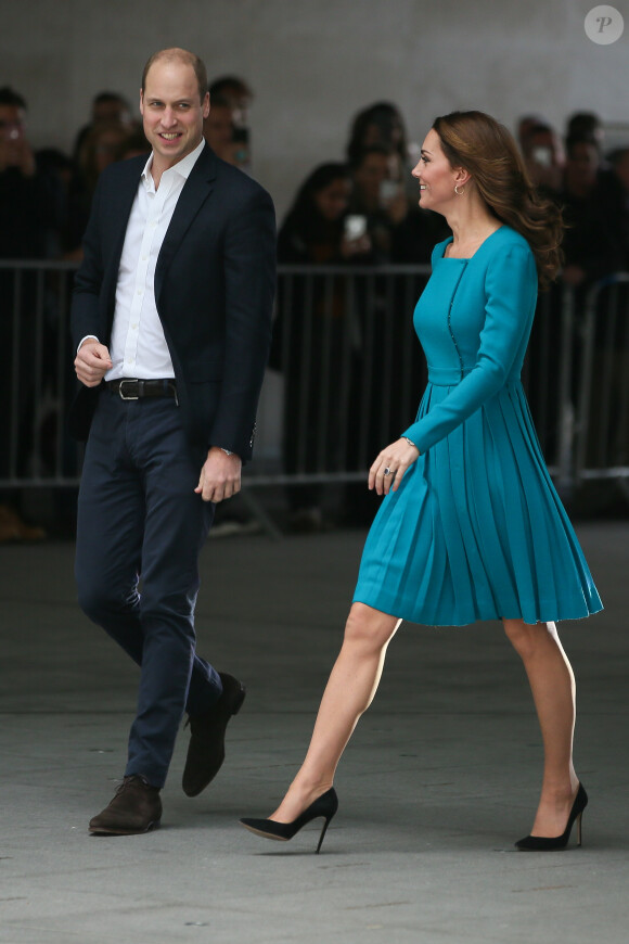La duchesse Catherine de Cambridge et le prince William étaient en visite au siège de la BBC à Londres le 15 novembre 2018 dans le cadre de la Semaine anti-harcèlement en Grande-Bretagne.