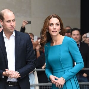 La duchesse Catherine de Cambridge et le prince William étaient en visite au siège de la BBC à Londres le 15 novembre 2018 dans le cadre de la Semaine anti-harcèlement en Grande-Bretagne.