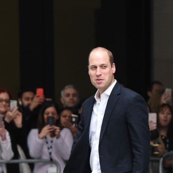 La duchesse Catherine de Cambridge et le prince William étaient en visite au siège de la BBC à Londres le 15 novembre 2018 dans le cadre de la Semaine anti-harcèlement en Grande-Bretagne.