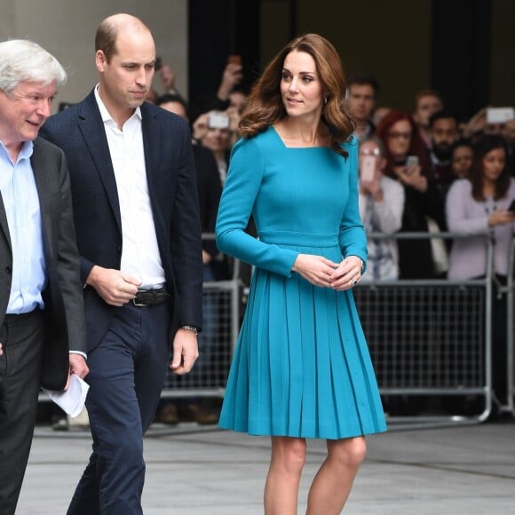 La duchesse Catherine de Cambridge et le prince William étaient en visite au siège de la BBC à Londres le 15 novembre 2018 dans le cadre de la Semaine anti-harcèlement en Grande-Bretagne.