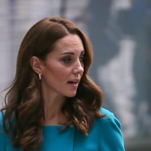 La duchesse Catherine de Cambridge et le prince William étaient en visite au siège de la BBC à Londres le 15 novembre 2018 dans le cadre de la Semaine anti-harcèlement en Grande-Bretagne.