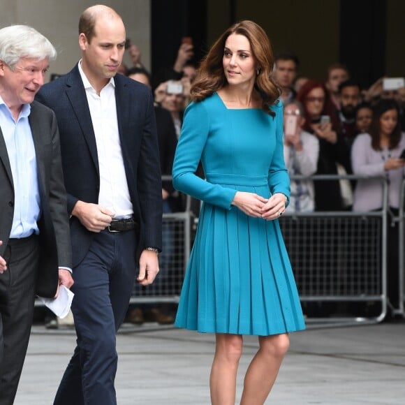 La duchesse Catherine de Cambridge et le prince William étaient en visite au siège de la BBC à Londres le 15 novembre 2018 dans le cadre de la Semaine anti-harcèlement en Grande-Bretagne.