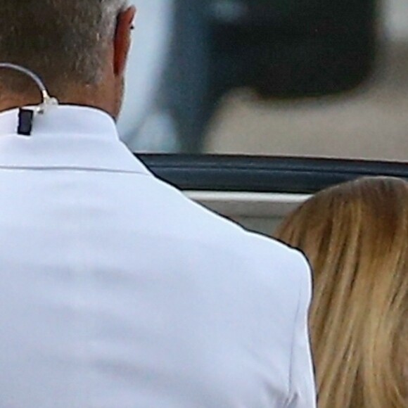 Jennifer Lopez sur le tournage d'un vidéo-clip avec DJ Khaled à Miami, le 15 novembre 2018.