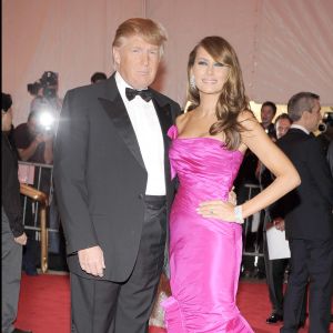 Donald et Melania Trump au Met Gala 2008.