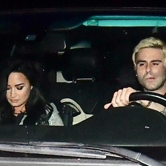 Exclusif - Demi Lovato est allée diner avec son nouveau compagnon Henry Levy au restaurant Matsuhisa à Beverly Hills, le 4 novembre 2018