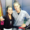 Demi Lovato et son ancienne amie et coach Danielle Martin. Photo publiée en août 2017.