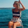 Roxane du "Meilleur Pâtissier" en tenue d'été lors de ses vacances en Corse - Instagram, 20 août 2018