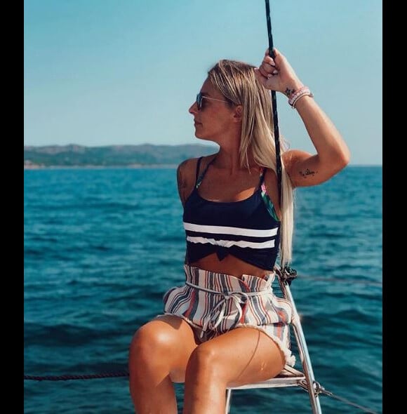 Roxane du "Meilleur Pâtissier" en tenue d'été lors de ses vacances en Corse - Instagram, 20 août 2018