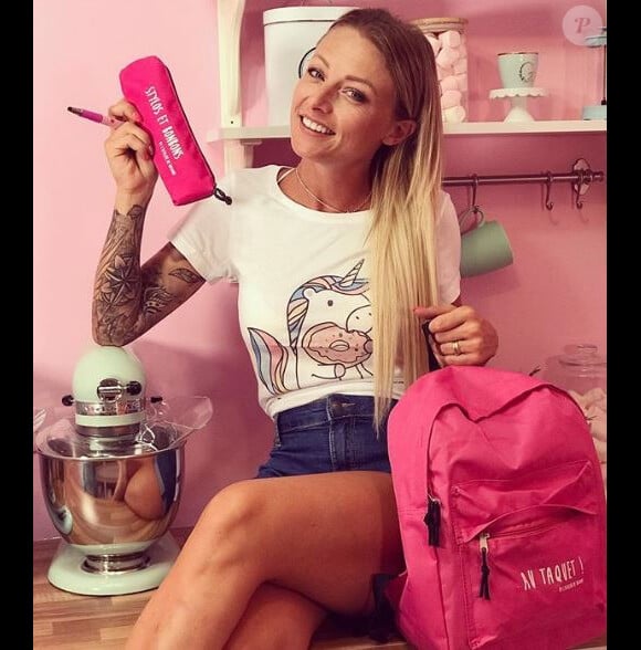 Roxane du "Meilleur Pâtissier" en tenue licorne - Instagram, 15 août 2018