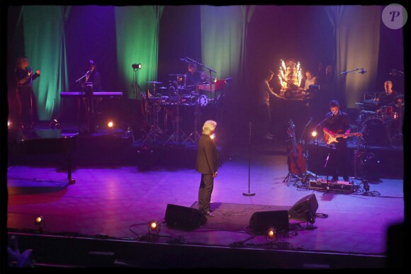 Exclusif - Daniel Guichard fête son 70ème anniversaire sur la scène de l'Olympia à Paris le 21 novembre 2018. © Alain Guizard/Bestimage