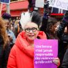 Orlan (Mireille Suzanne Francette Porte) lors de la manifestation organisée contre les violences faites aux femmes dans le quartier de l'Opéra à Paris, le 24 novembre 2018. © CVS/Bestimage