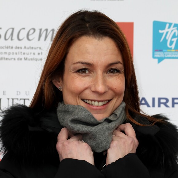 Jennifer Lauret pour "Une famille formidable" - 20ème anniversaire du Festival des Créations Télévisuelles de Luchon, France, le 8 février 2018. © Patrick Bernard/Bestimage