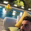 Anthony Matéo sur le tournage des "Princes de l'amour 6" - Instagram, 26 octobre 2018