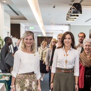 La princesse Mary de Danemark lors du lancement de la campagne "Deliver for Good" par "Women Deliver" au Radisson Blu Hotel à Nairobi, lors de son voyage officiel au Kenya. Le 28 novembre 2018.