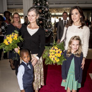 La princesse Mary de Danemark lors du lancement de la campagne "Deliver for Good" par "Women Deliver" au Radisson Blu Hotel à Nairobi, lors de son voyage officiel au Kenya. Le 28 novembre 2018.