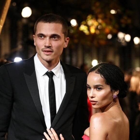 Zoe Kravitz et son fiancé Karl Glusman lors de l'avant première mondiale du film « Les animaux fantastiques : Les crimes de Grindelwald » au cinéma UGC Bercy à Paris le 8 novembre 2018. © Cyril Moreau / Bestimage