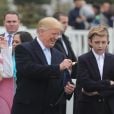 Tristan Trump, Tiffany Trump, Donald Trump, Barron Trump - Le président des Etats-Unis en famille à la Maison Blanche pour les célébrations de Pâques à Washington. Le 2 avril 2018