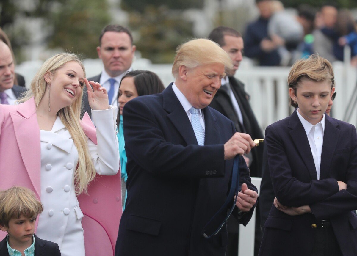 Photo : Tristan Trump, Tiffany Trump, Donald Trump, Barron Trump - Le ...