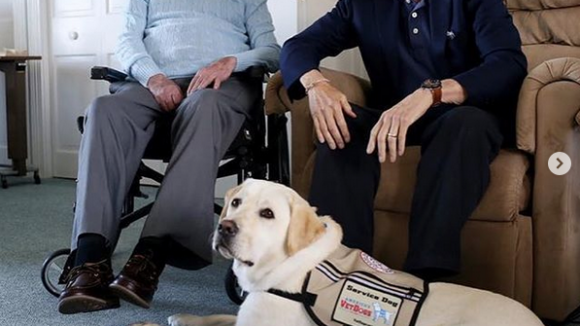 Mort de George H.W. Bush : La triste photo de son chien, loyal jusqu'au bout