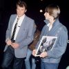 Johnny et David Hallyday en 1983.
