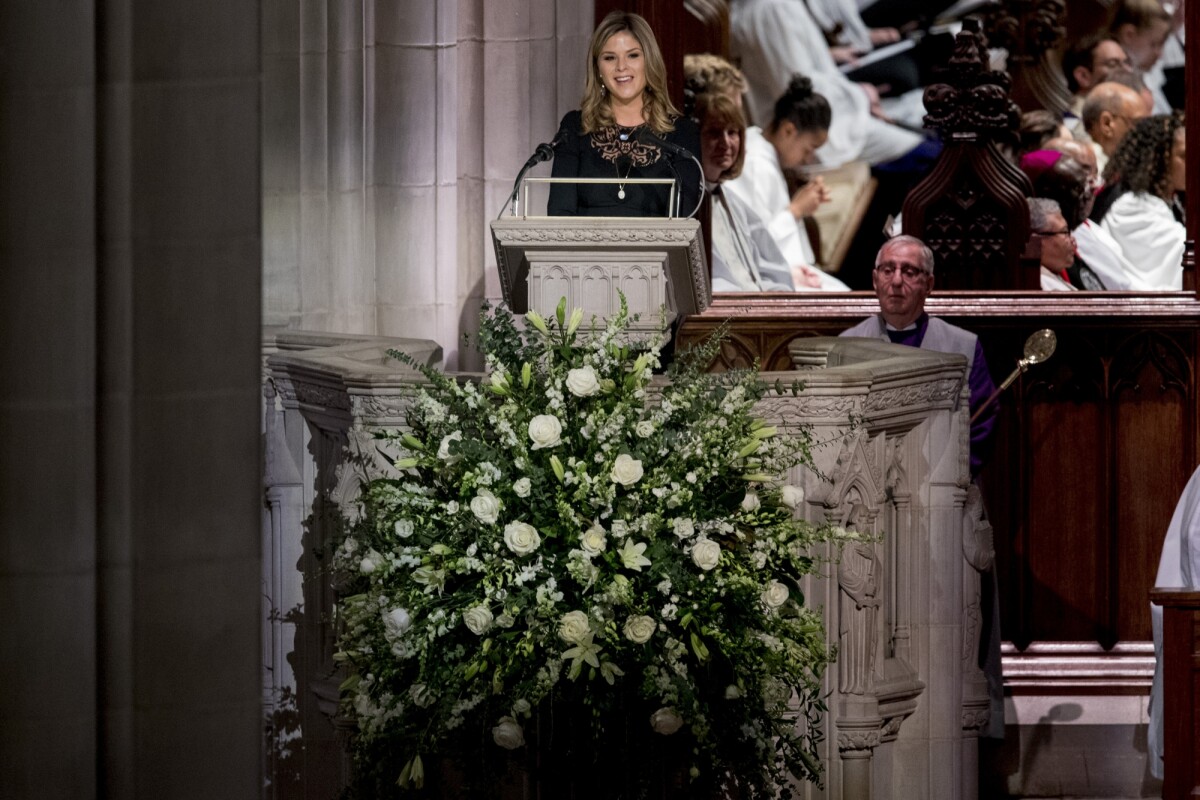 Photo : Jenna Bush Hager, Le Fille De George W Bush - Obsèques De ...