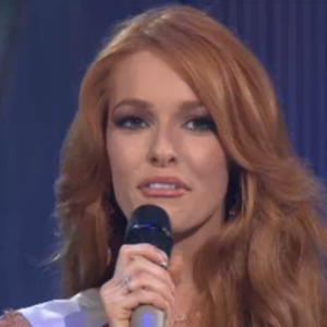 Maëva Coucke à Miss Monde 2018, 8 décembre 2018, Paris Première