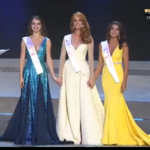 Maëva Coucke dans le top 12 de Miss Monde 2018, 8 décembre 2018, Paris Première