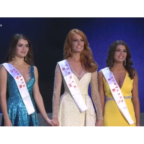 Maëva Coucke dans le top 12 de Miss Monde 2018, 8 décembre 2018, Paris Première