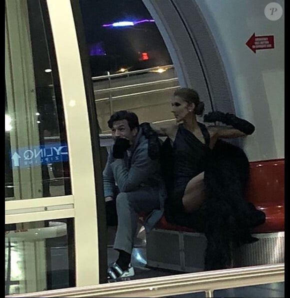 Céline Dion et Pepe Munoz, à Las Vegas, le 10 décembre 2018