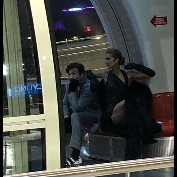 Céline Dion et Pepe Munoz, à Las Vegas, le 10 décembre 2018