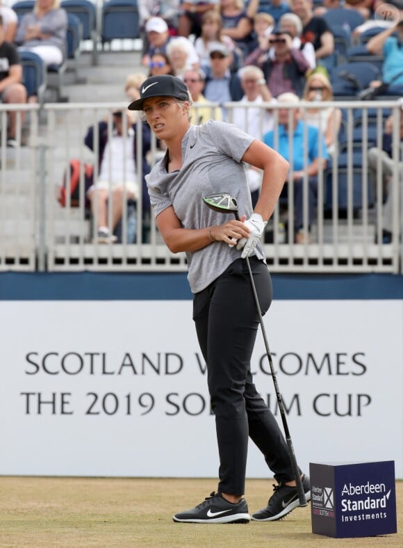Mel Reid lors de la compétition 2018 Aberdeen Standard Investments Ladies Scottish Open au Gullane Golf Club, le 28 juillet 2018 