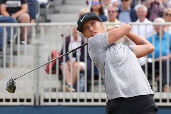 Mel Reid lors de la compétition 2018 Aberdeen Standard Investments Ladies Scottish Open au Gullane Golf Club, le 28 juillet 2018