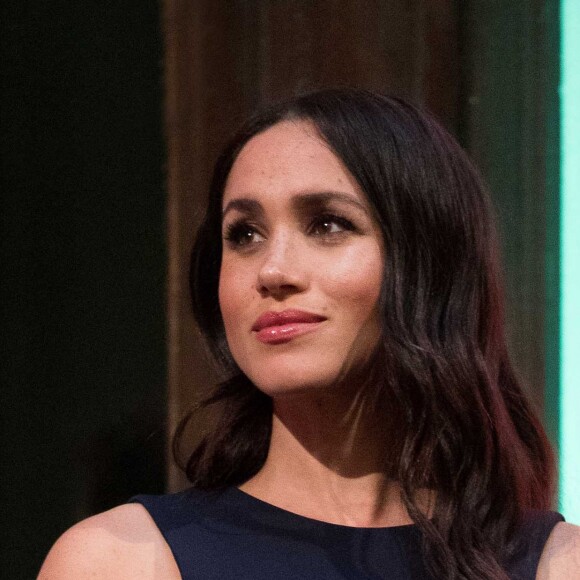 Meghan Markle, duchesse de Sussex (enceinte) lors d'une réception au War Memorial Museum à Auckland, Nouvelle Zélande le 30 octobre 2018.