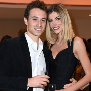 Exclusif - Alexandra Rosenfeld (Miss France 2006) et Hugo Clément en couple lors du cocktail avant le dîner de gala organisé par Sonia Rolland pour son association Maïsha Africa, le 17 décembre 2018 au Pavillon Gabriel, à Paris. © Gorassini-Moreau/Bestimage