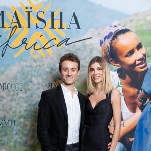 Exclusif - Alexandra Rosenfeld (Miss France 2006) et Hugo Clément posant en couple lors du photocall avant le dîner de gala organisé par Sonia Rolland pour son association Maïsha Africa, le 17 décembre 2018 au Pavillon Gabriel, à Paris. © Gorassini-Moreau/Bestimage