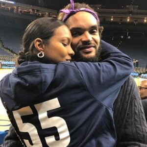 Lais Ribeiro est venue soutenir Joakim Noah lors du match des Grizzlies contre les Warriors le 19 décembre 2018.