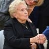 Bernadette Chirac, sa fille Claude Bernard et Bernard Cazeneuve - Hommage national à Simone Veil (femme politique et rescapée de la Shoah) dans la cour d'Honneur des Invalides à Paris, France, le 5 juillet 2017. Simone Veil reposera avec son mari au Panthéon. © Christian Liewig/Pool/ Bestimage