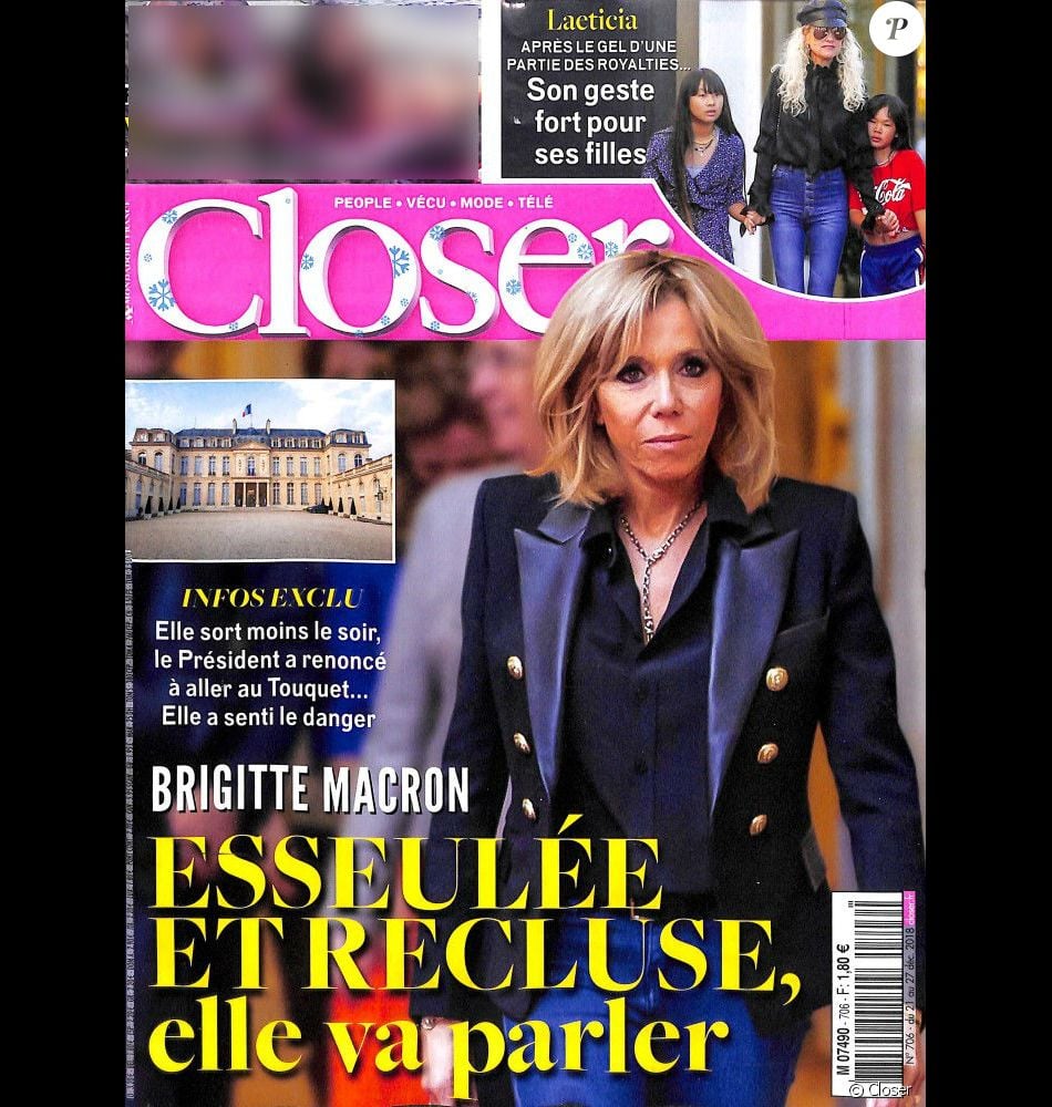 Couverture du magazine Closer, numéro du 21 décembre 2018. - Purepeople