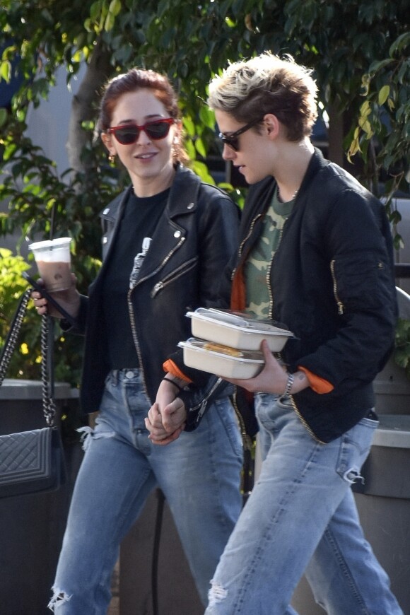 Kristen Stewart et Sara Dinkin à Los Angeles. Décembre 2018.
