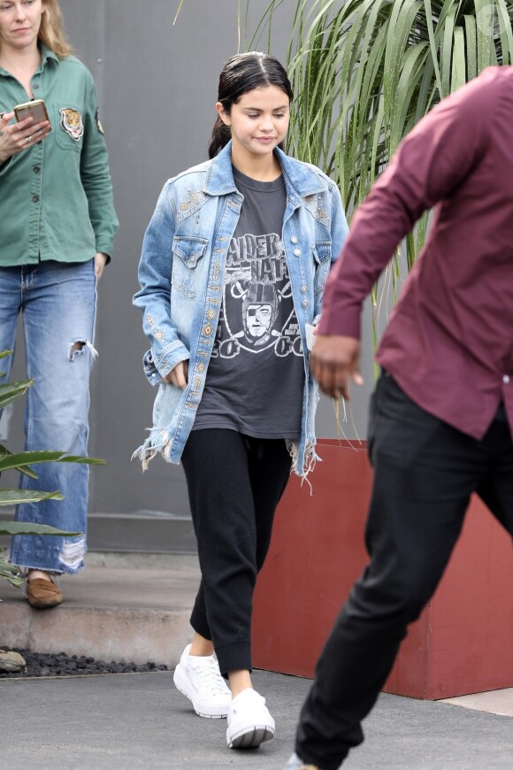 Selena Gomez dans les rues de Los Angeles, le 21 décembre 2018.