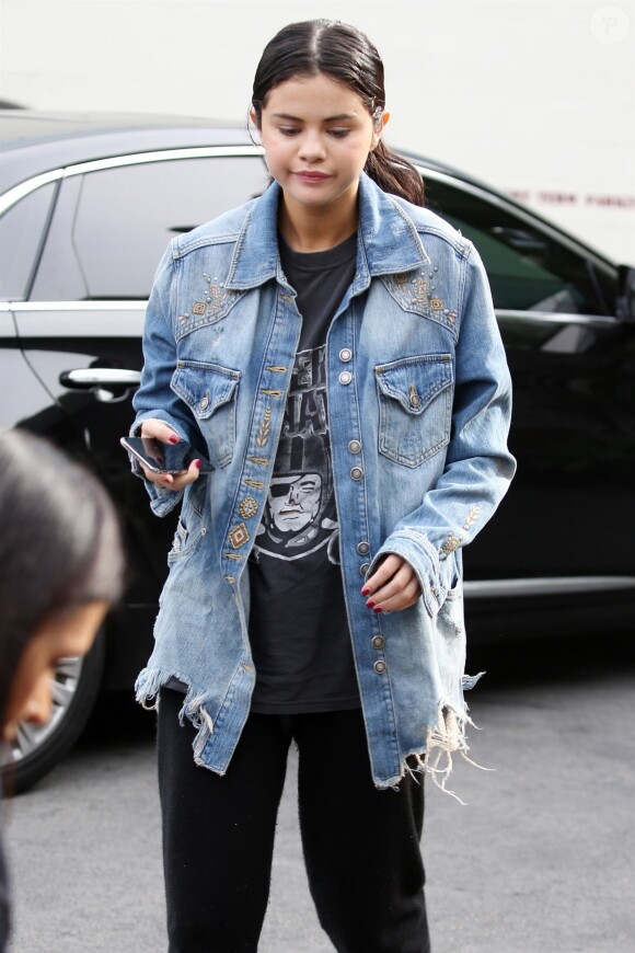 Selena Gomez dans les rues de Los Angeles, le 21 décembre 2018.
