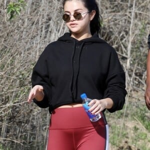 Selena Gomez se promène avec des amis à Los Angeles. Le 22 décembre 2018 Los Angeles.