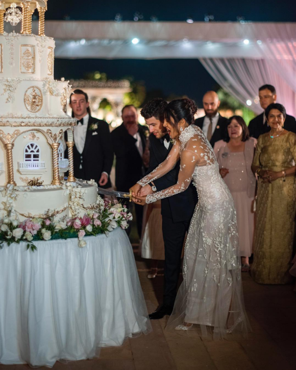 Mariage de Nick Jonas et Priyanka Chopra. Décembre 2018.