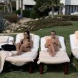 Kourtney Kardashian, son ex-compagnon Scott Disick, leurs enfants Mason, Penelope et Reign et la petite amie de Scott, Sofia Richie, en vacances à Cabo San Lucas, au Mexique. Le 23 décembre 2018.