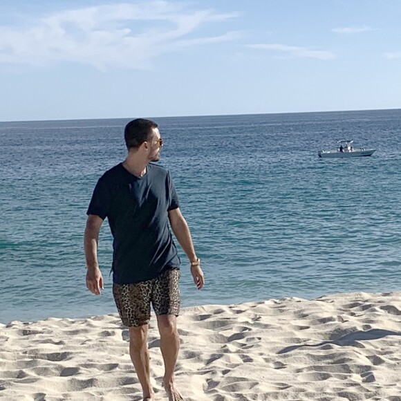 Kourtney Kardashian, son ex-compagnon Scott Disick, leurs enfants Mason, Penelope et Reign et la petite amie de Scott, Sofia Richie, en vacances à Cabo San Lucas, au Mexique. Le 23 décembre 2018.