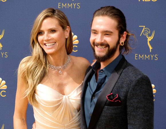Heidi Klum, Tom Kaulitz People au 70ème Primetime Emmy Awards au théâtre Microsoft à Los Angeles le 17 septembre 2018.